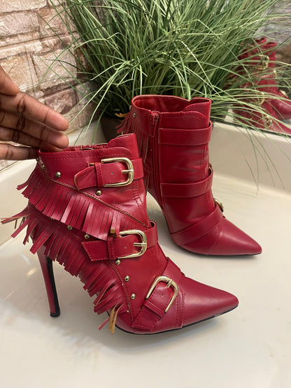 Scene Red Heels Women sz 7.5