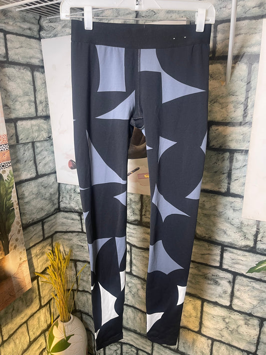 Gap Activewear Tights Black Gray Women sz Small