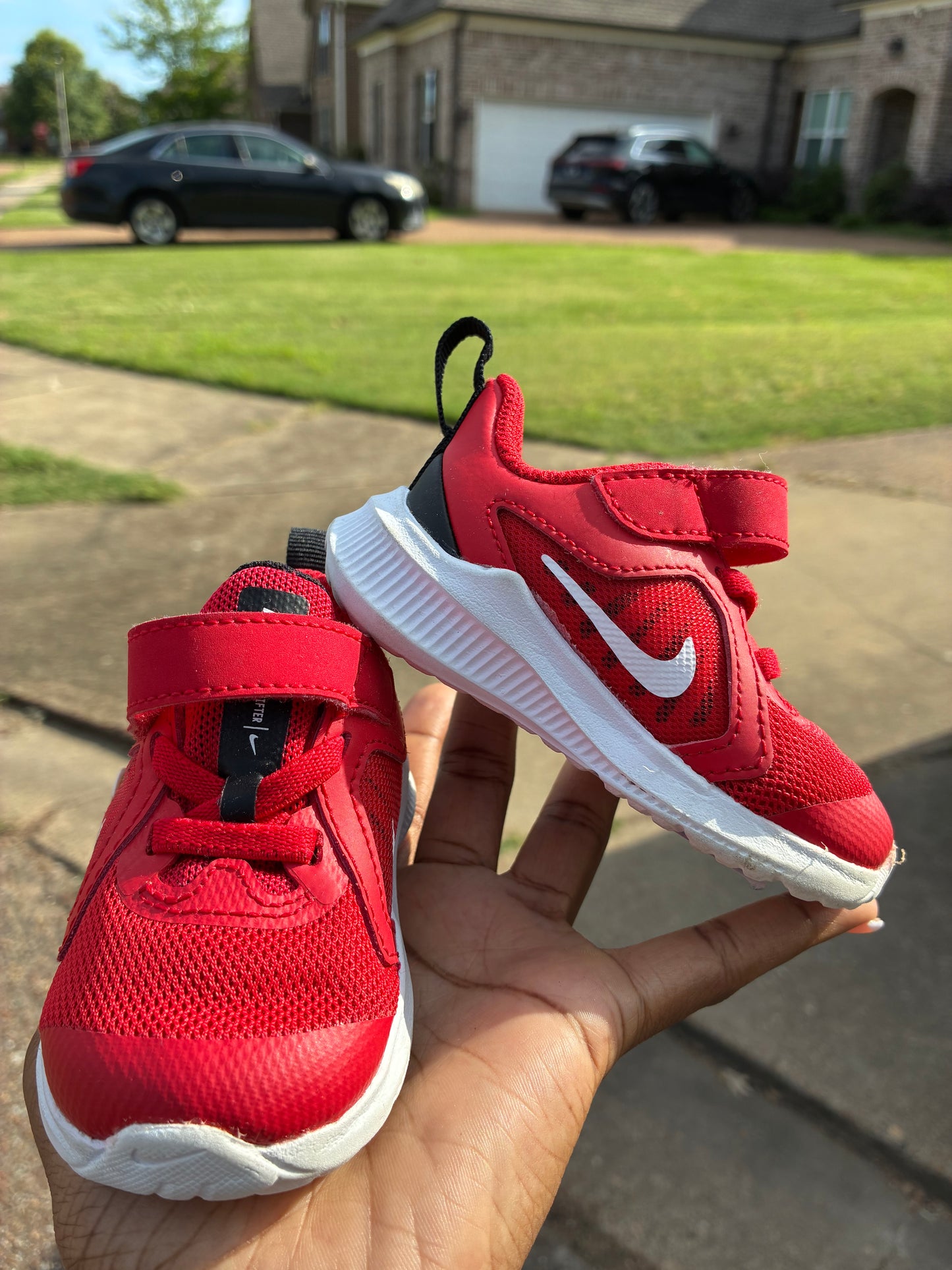NEW Nike Red White Infant Boys sz 3c