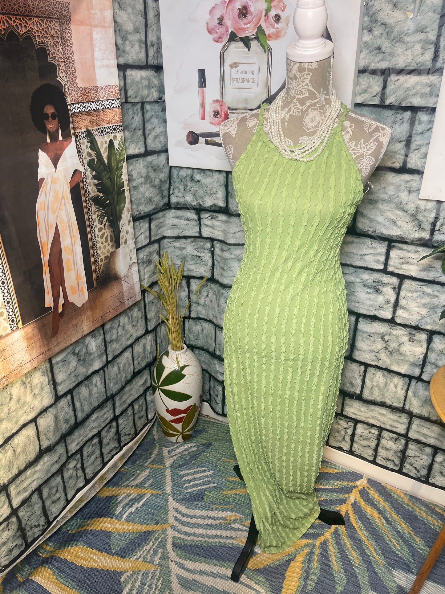 Green Dress Women sz Small