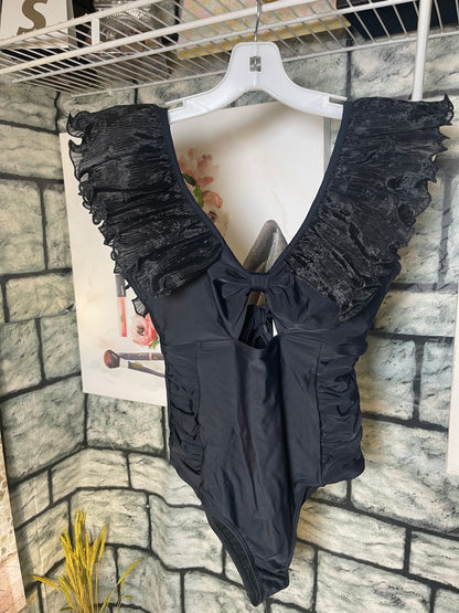 NEW Sporlike Black Swimsuit Women sz Small