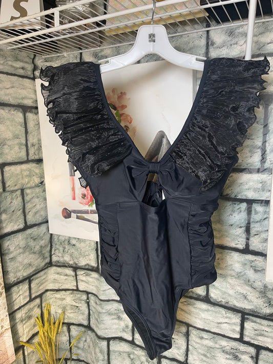 NEW Sporlike Black Swimsuit Women sz Small