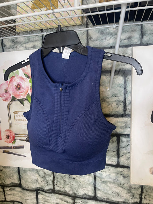 90 degree Blue Sports Bra Women sz Small