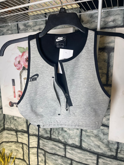 Nike Gray Crop Tank Women sz Small
