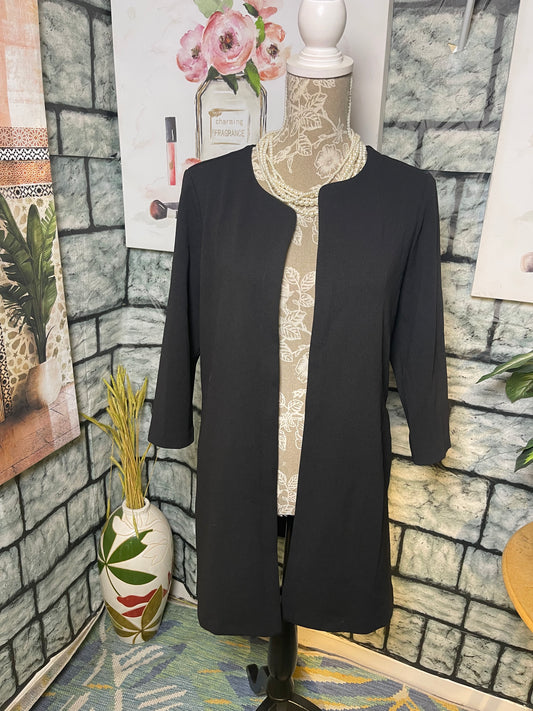 Sag Harbor Black Blazer Women sz Medium
