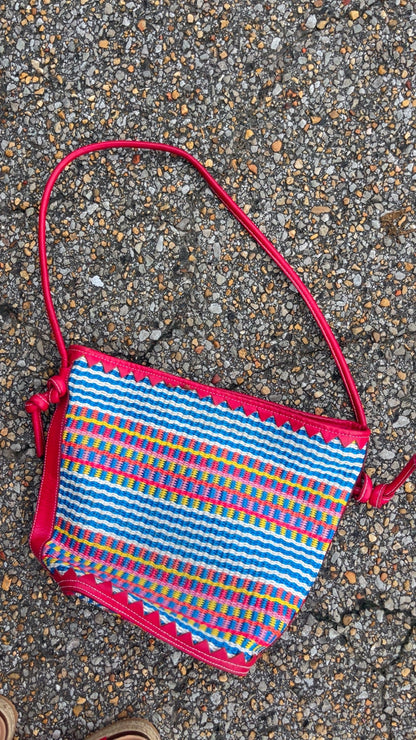 Red Print Handbag