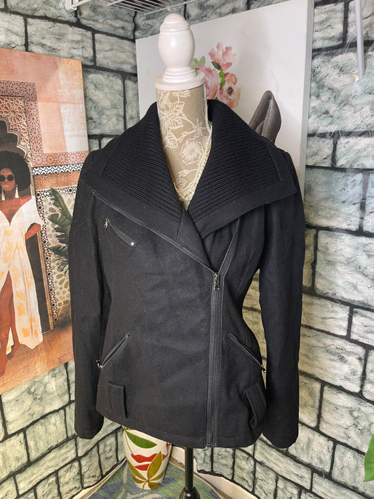 Aspostrophe Black Jacket Women sz Medium