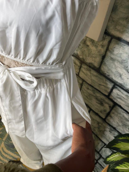 Loveimgs White Jumpsuit Women sz Medium