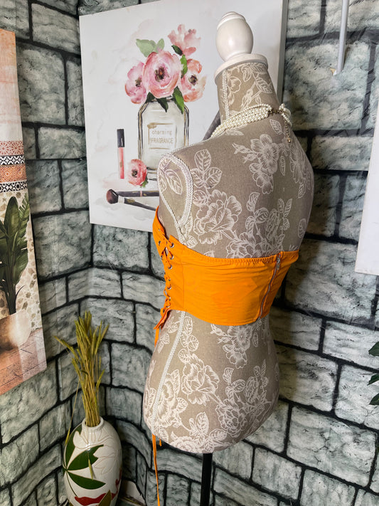 Shein Orange Top Women sz Small