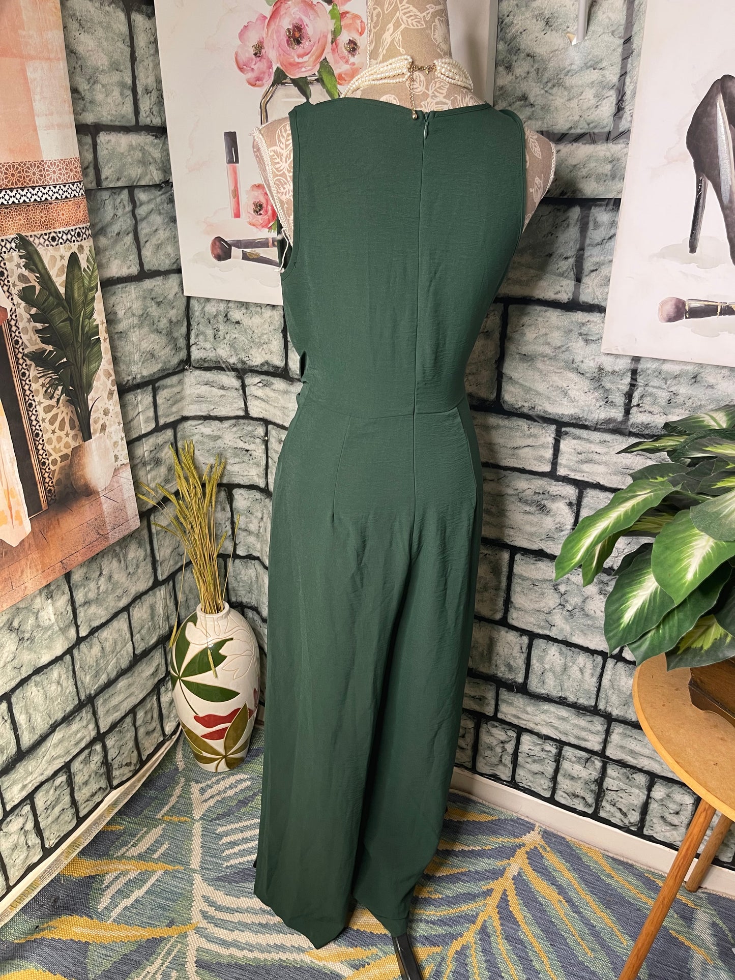Shein Green Jumpsuit Women sz Medium