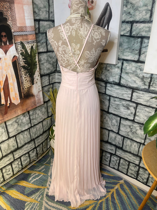 Crystal Doll Pale Pink Dress Women sz 3
