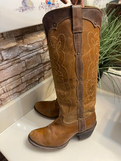 Corral Brown Cowboy Boots Women sz 6.5