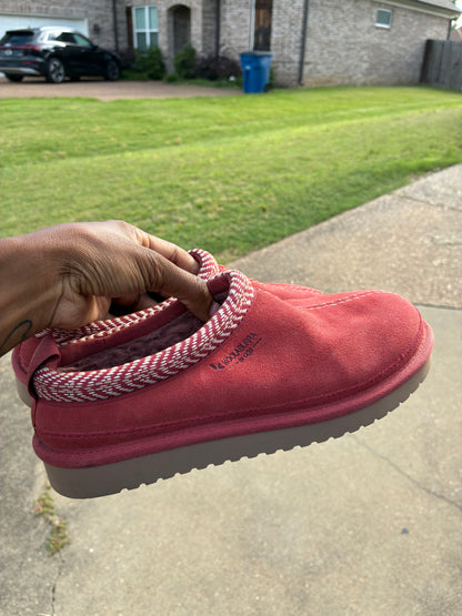 NEW Ugg Burgundy Slippers Women sz 7