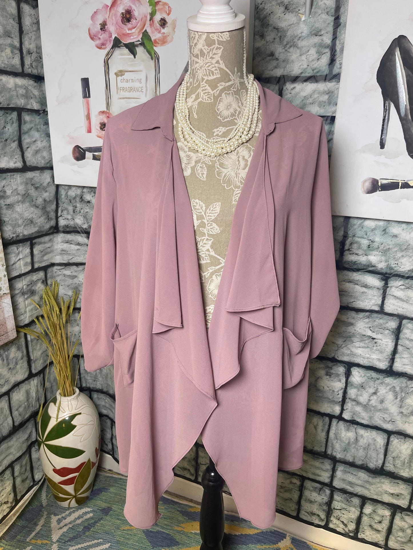 Fashion Nova Purple Blouse Women sz Large