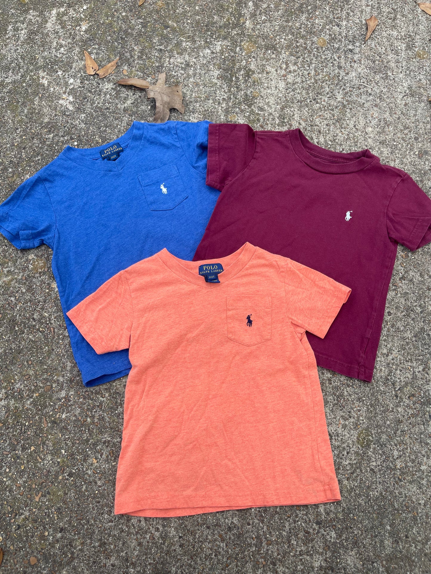 Ralph Lauren 3 Shirt Bundle Boys sz 2T