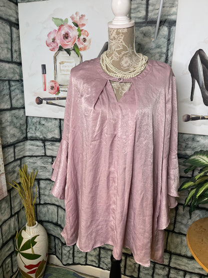 NEW Jodifl Purple Oversized Blouse Women sz Small