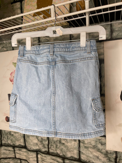 Cat & Jack Blue denim Skirt Girls sz Medium 8