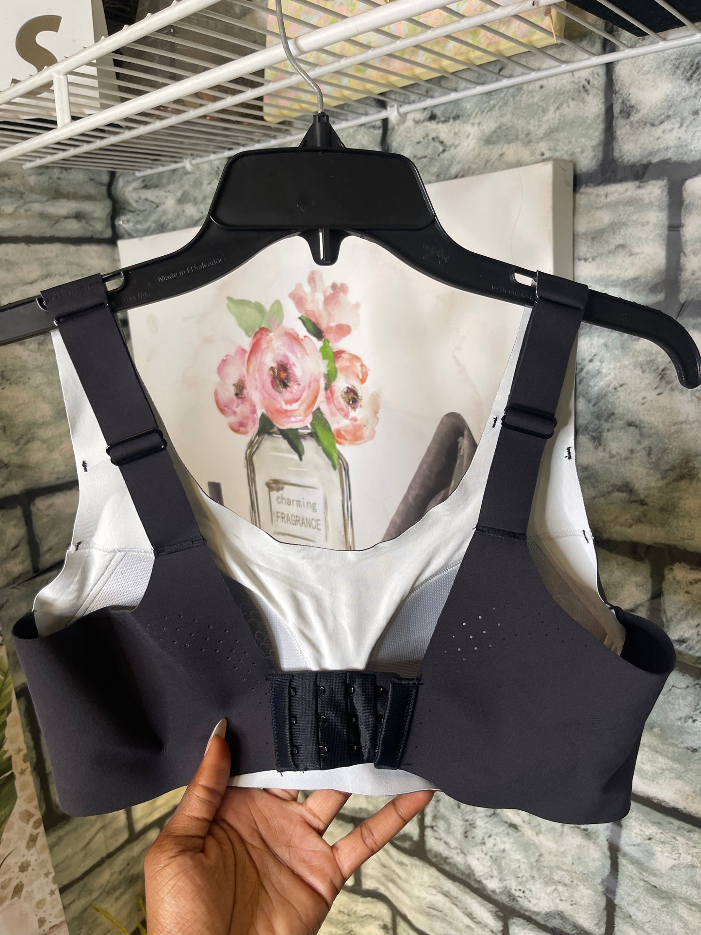 Avia Black Bra Women sz Small