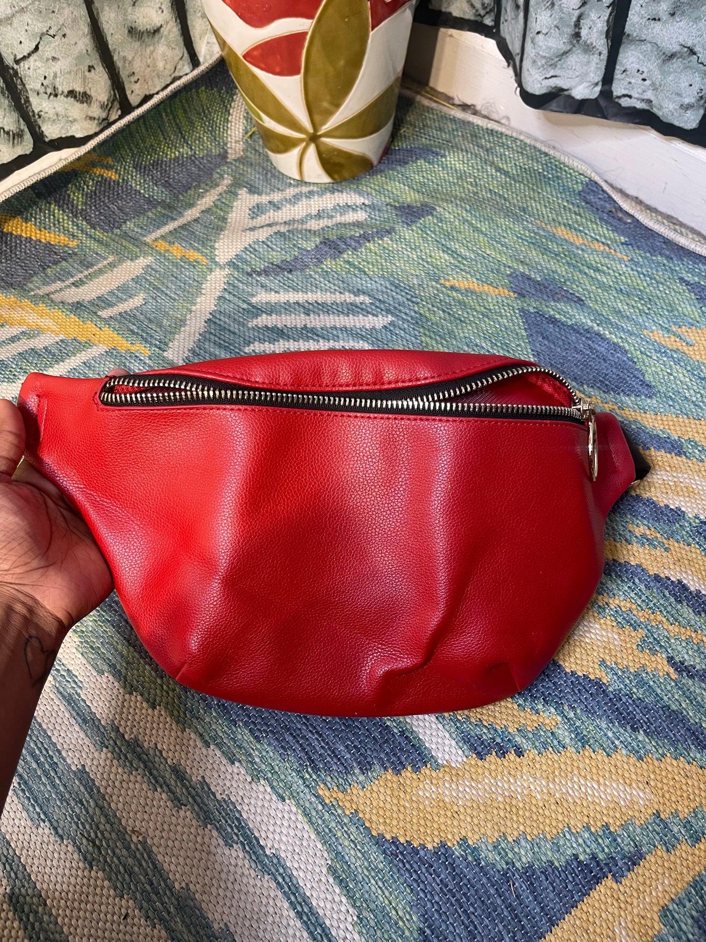 Red Large Fannie Pack Bag