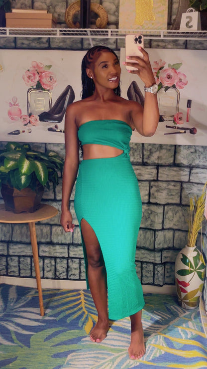 Shein Green Dress Women sz Small