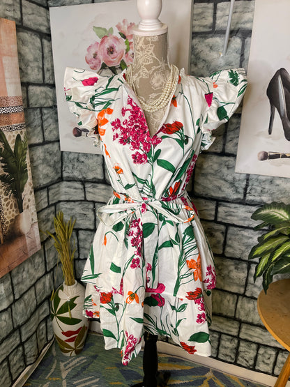 NEW Sugarlips Floral Dress Women sz Medium