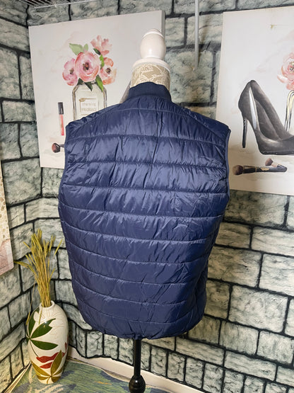 Zara Navy Vest Women sz Small