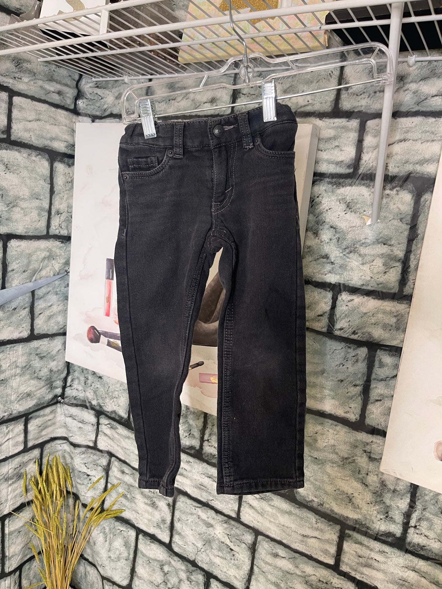 Levis Black Jeans Boys sz 3T