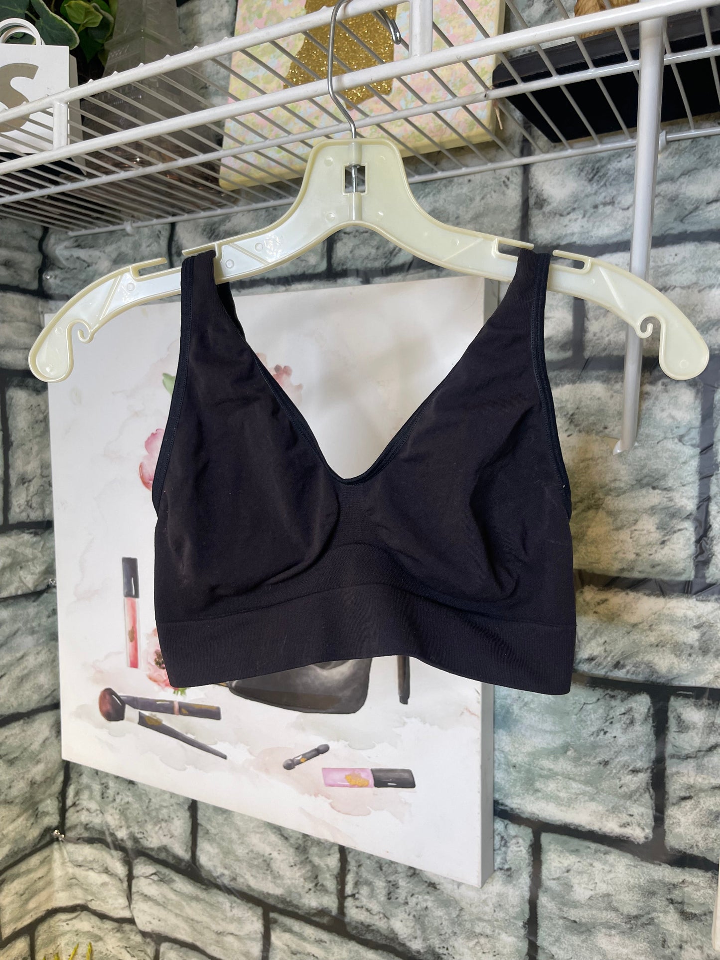 Black Sports Bra Women sz Small