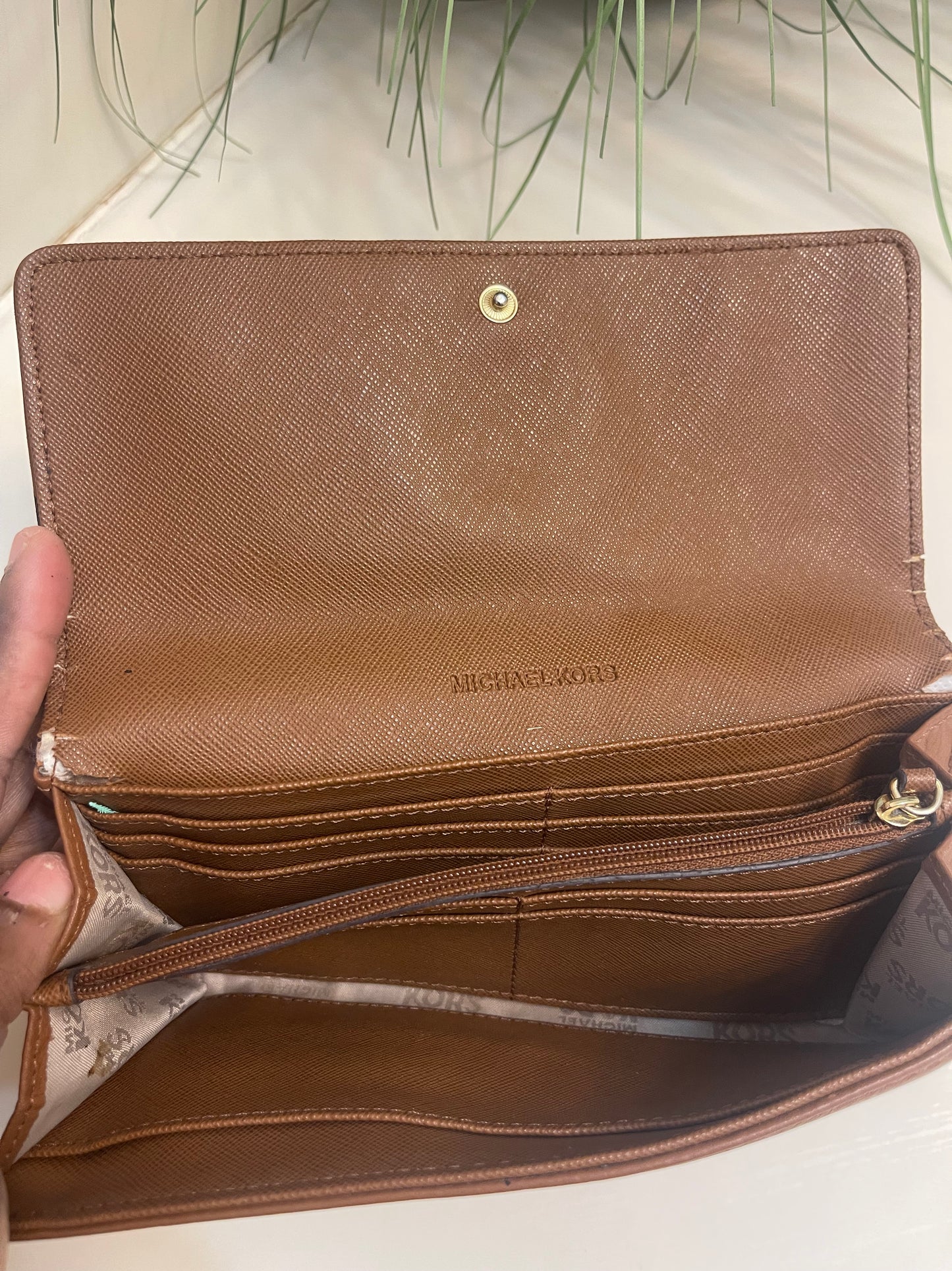 Michael Kors Tan Wallet