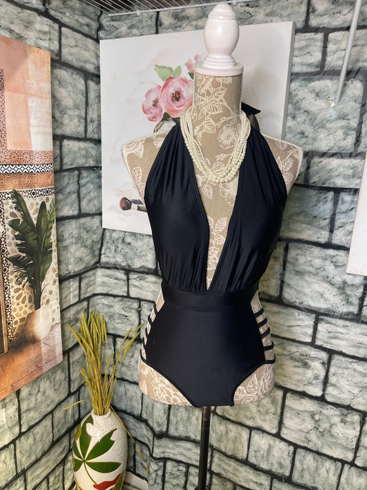 Black Swimsuit Women sz Small