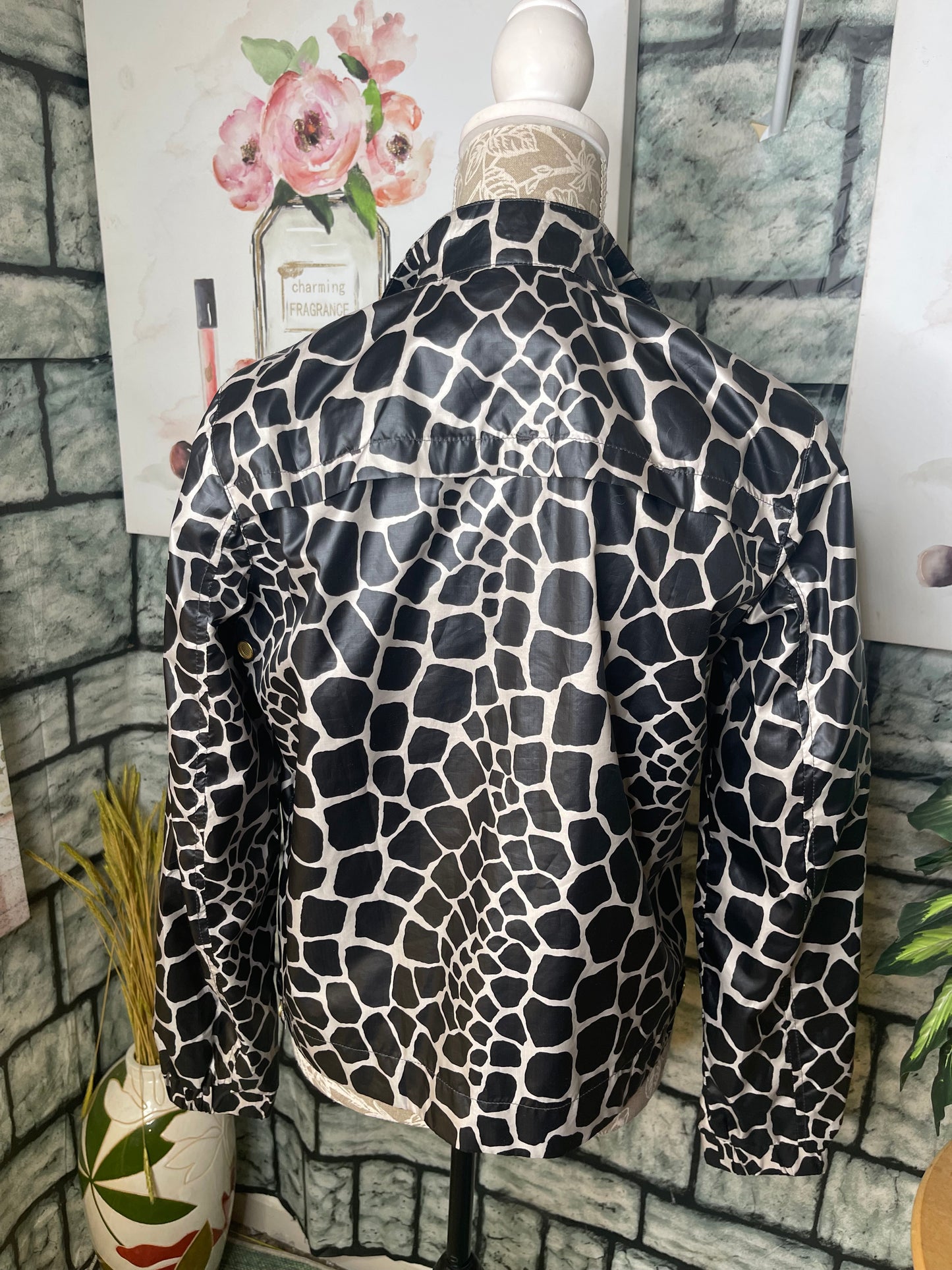 Liz Claiborne Gray Black Jacket Women sz XS