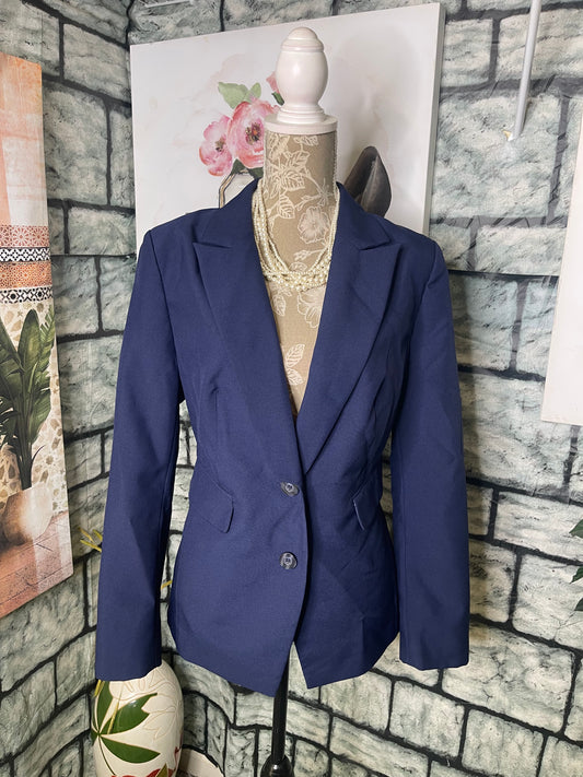 Venus Blue Blazer Women sz 10