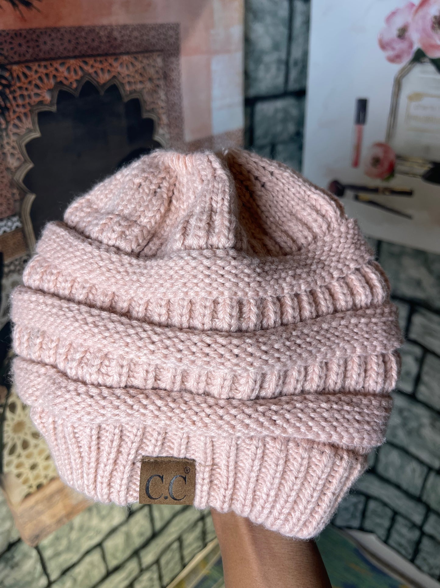 CC tan Beanie