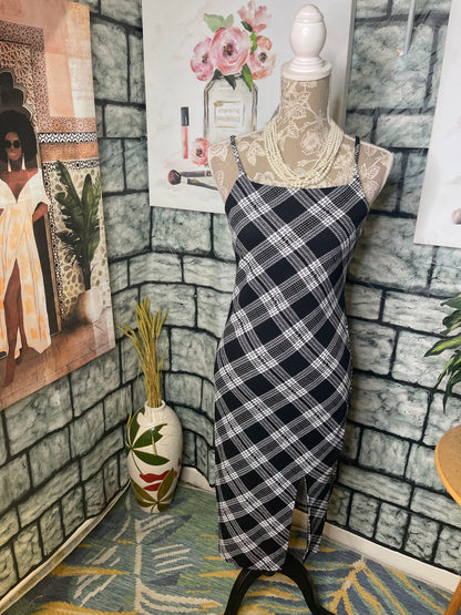 NoBo Black White Dress Women sz Medium