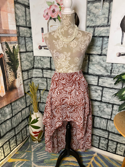 Jacquie the Label Brown White Skirt Women sz Small