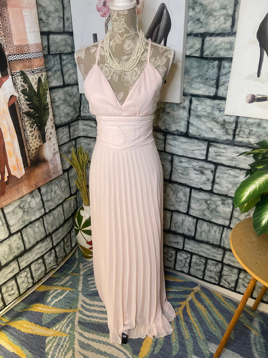 Crystal Doll Pale Pink Dress Women sz 3