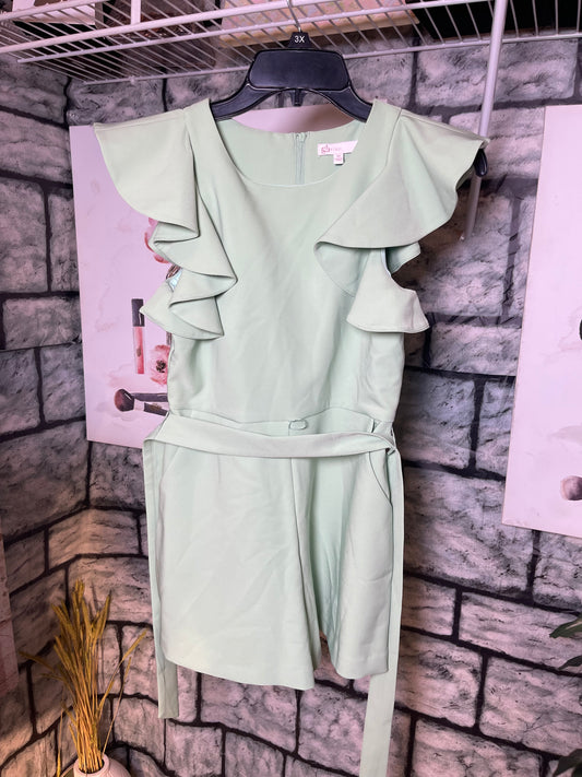 GB Girls Green Romper Girls sz 12