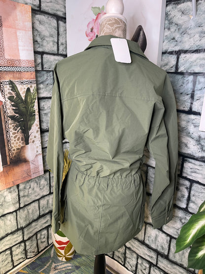 No Vacancy Green Cargo Dress Women sz Medium