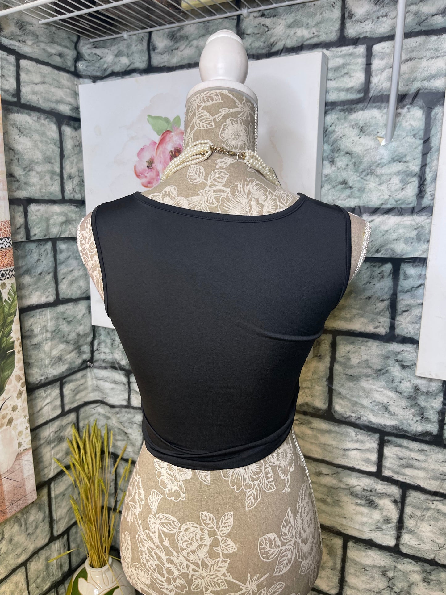 Black Blouse Women sz Small