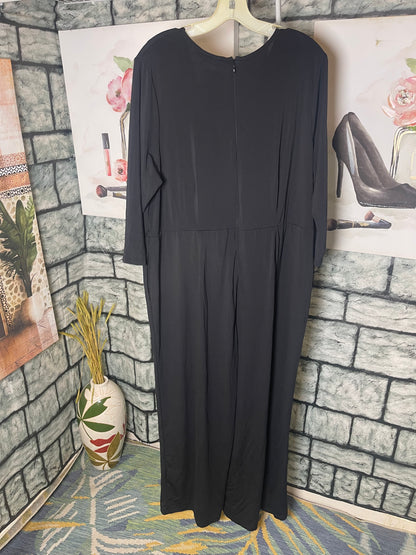 Jessica London Black Jumpsuit Women sz 20