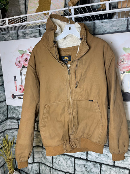 Lee Brown Coat Men sz Medium