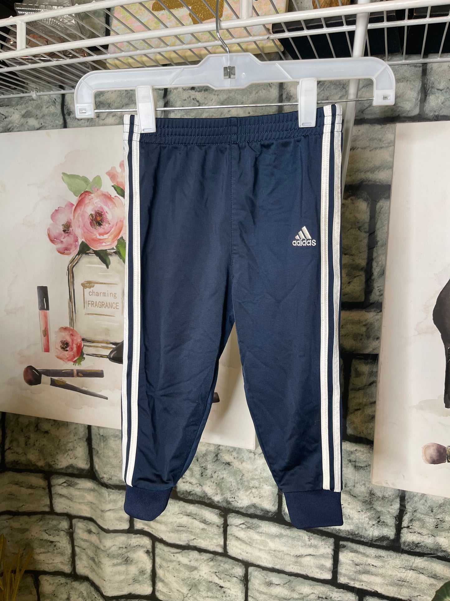 Adidas Blue Pants Boys sz 24M