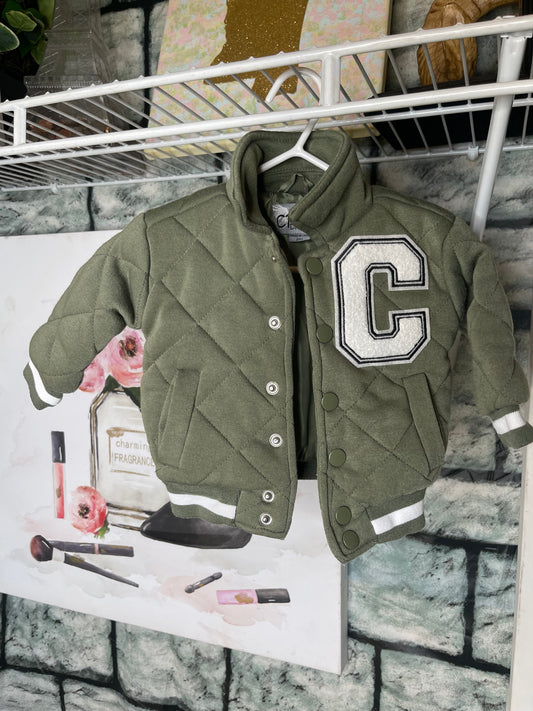 CP Green Coat Boys sz 3M