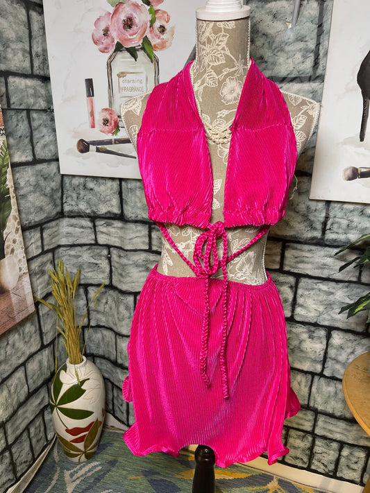 NEW Shein Pink Dress Women sz XS (can fit up to Medium)