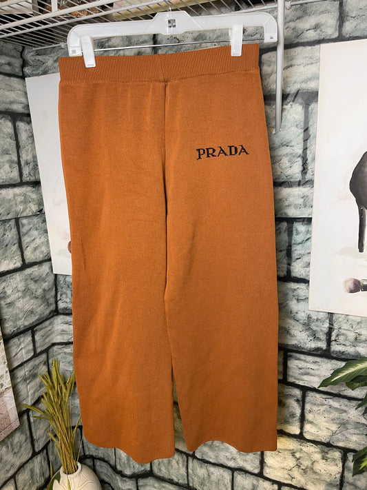 "Prada" Brown Pants Women sz Medium