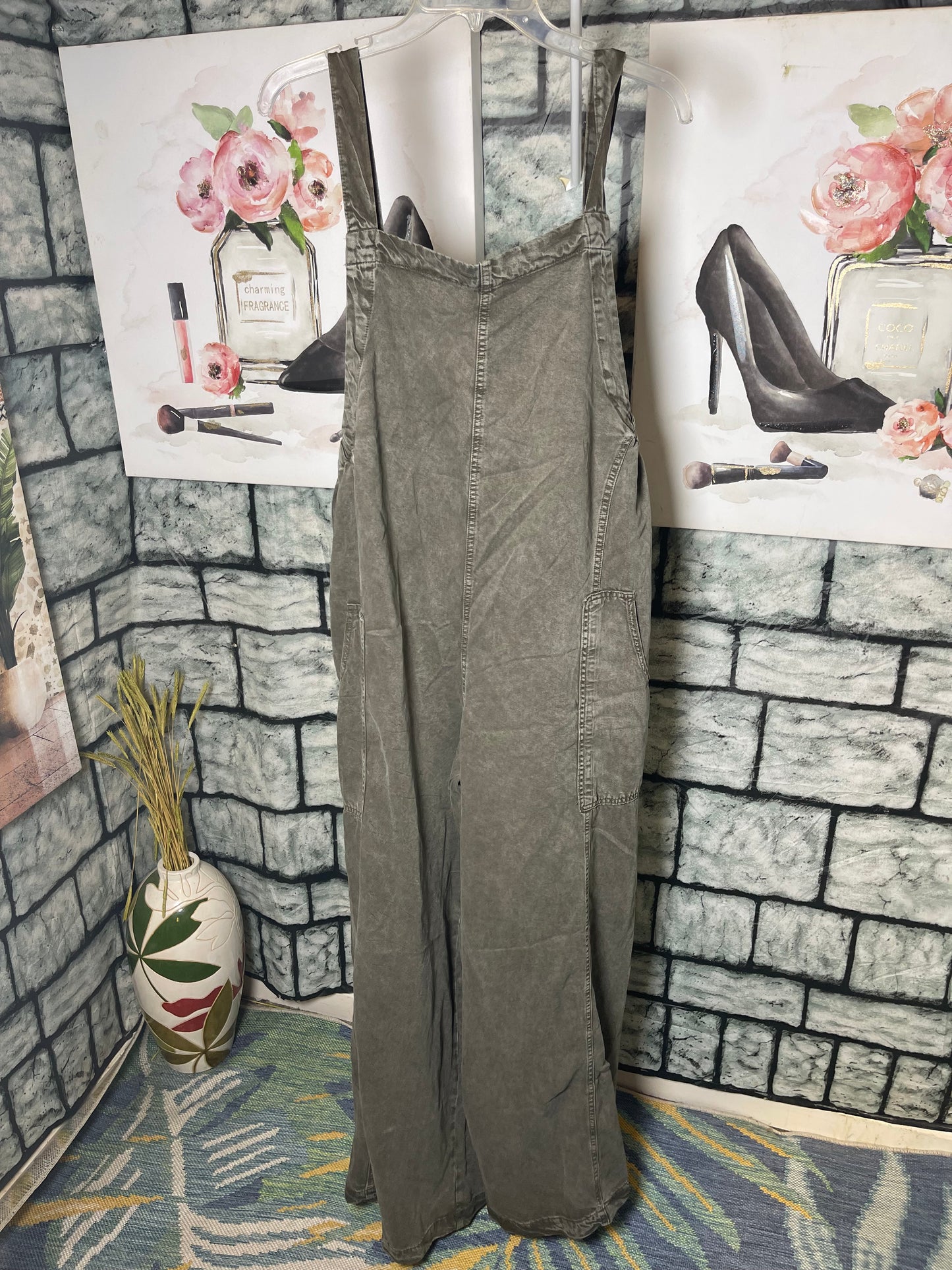 NEW Fashion Nova Green Jumpsuit Women sz 2XL