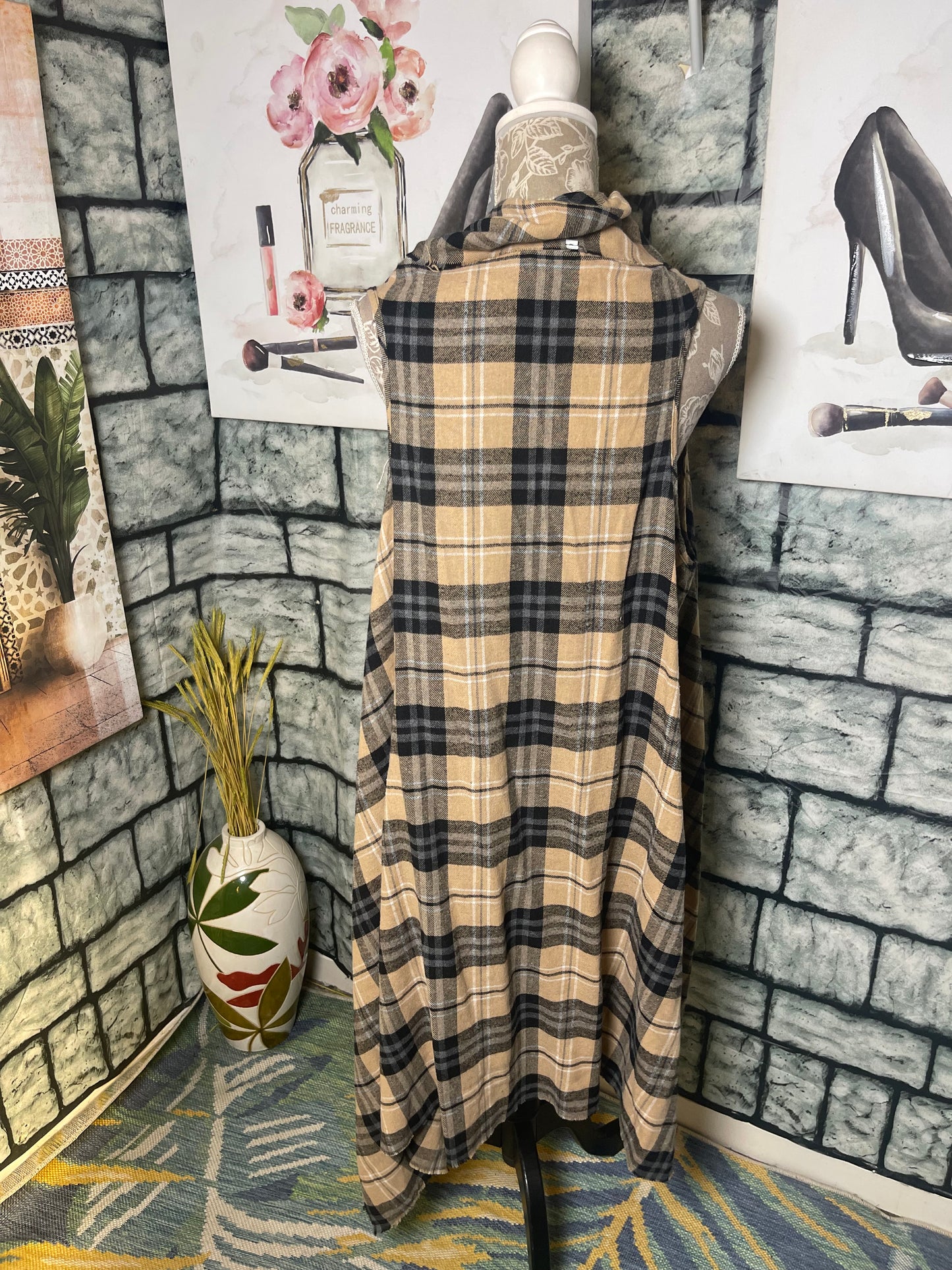 Brown Black Cover Women sz Medium