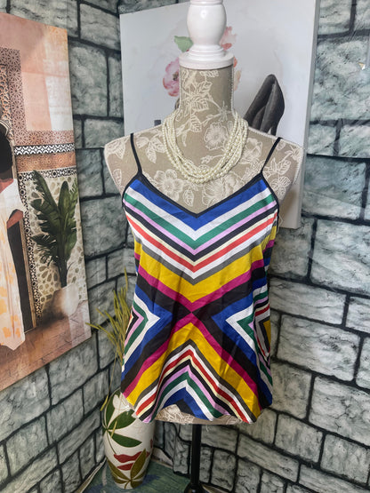 NEW Bar III Colorful Blouse Women sz Small