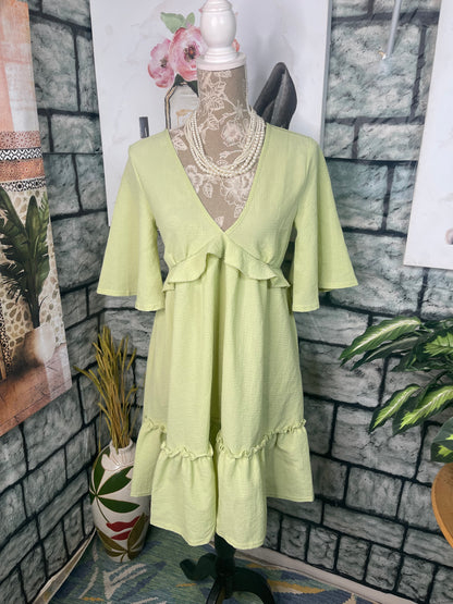 Shein Green Dress Women sz Small