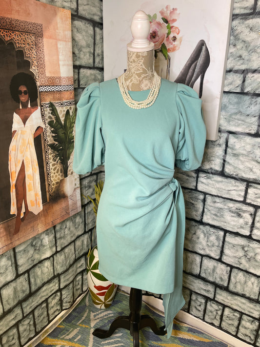 NYC Green Dress women sz Medium